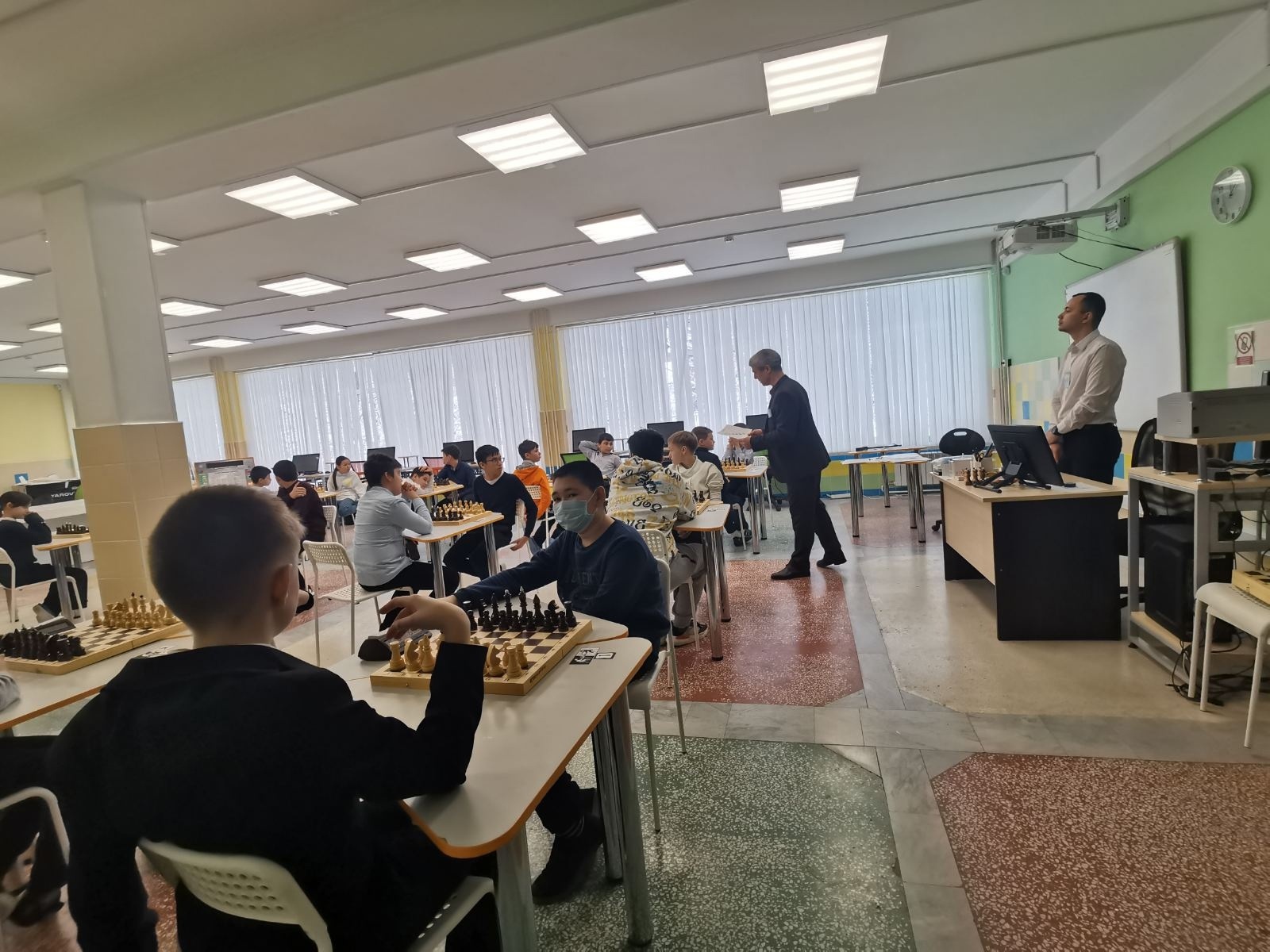 Городские соревнования по шахматам.